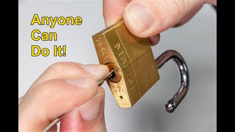 how to open a master lock|How to Open a Master Lock .